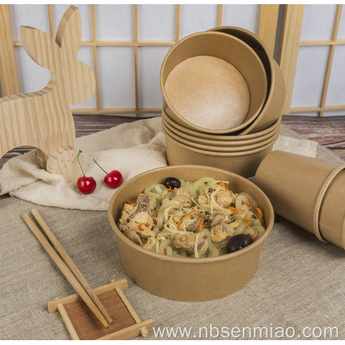 Microwave kraft paper food box